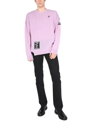 Raf Simons Patch Detail Slim-fit Jeans