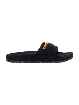 Heron Preston Logo Patch Slip On Slides