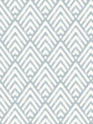 Vertex Blue Diamond Geometric Wallpaper From The Symetrie Collection By Brewster Home Fashions