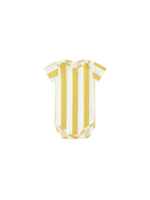 Yellow Striped, Tencel™ Bodysuit