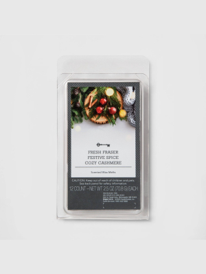 12ct 3-fragrance Set Holiday Scented Wax Melts - Threshold™