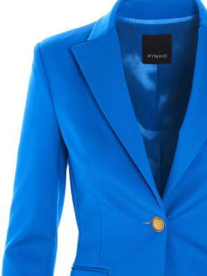 Pinko Scuba Effect Single Breasted Blazer