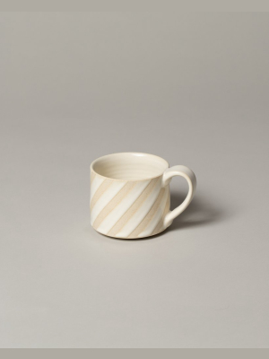 Diagonal Striped Mug