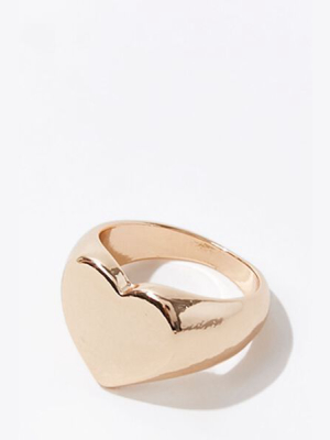 High-polish Heart Ring