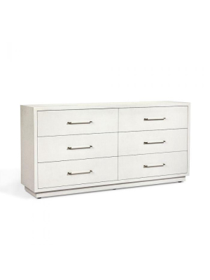Taylor 6 Drawer Chest In White