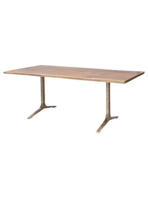 Nuevo Samara Dining Table - Smoked