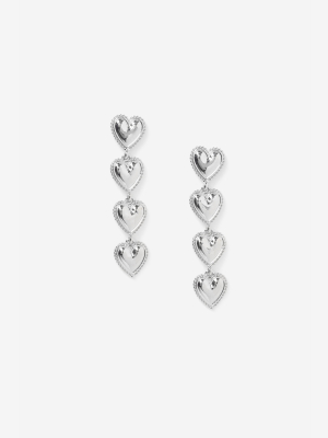 **multi Heart Drop Earrings