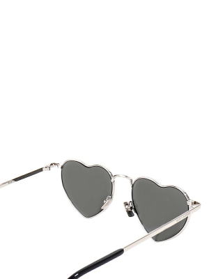 Saint Laurent Eyewear Heart Shaped Sunglasses