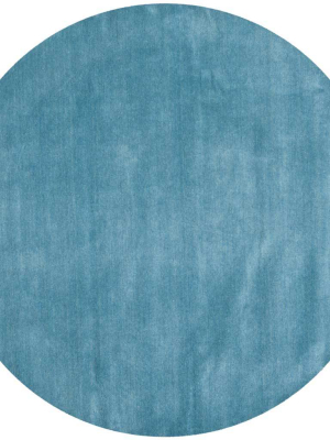 Himalaya Blue Round Rug