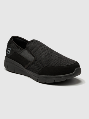 Men's S Sport By Skechers Optimal Slip On Athletic Shoes - Black