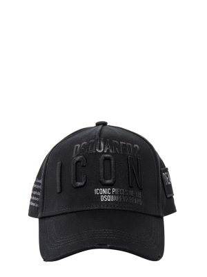 Dsquared2 Logo Embroidered Baseball Cap