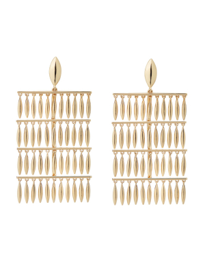 Grass Raining Drops Earrings Y