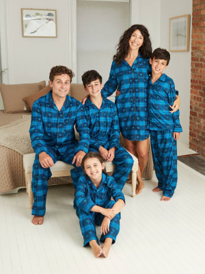 Men's Holiday Hanukkah Flannel Matching Family Pajama Set - Wondershop™ Navy