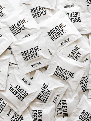 Individual Daily Essential Oils Towelette: Breathe Deeply