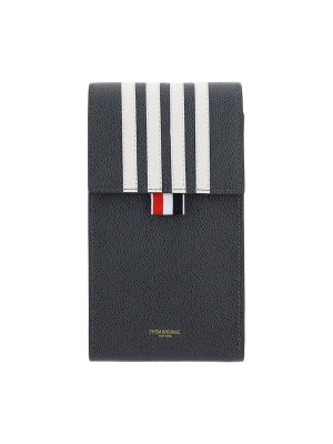 Thom Browne 4-bar Flap Phone Holder