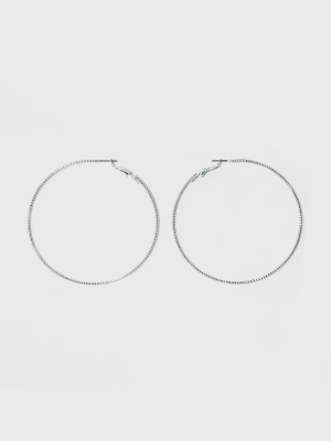 Textured Hoop Earrings - A New Day™