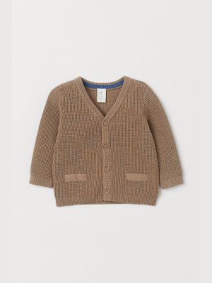 Moss-knit Cardigan