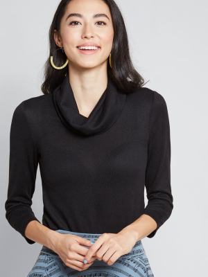 Sample Simplicity Knit Top In Black