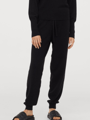 Fine-knit Cashmere Joggers