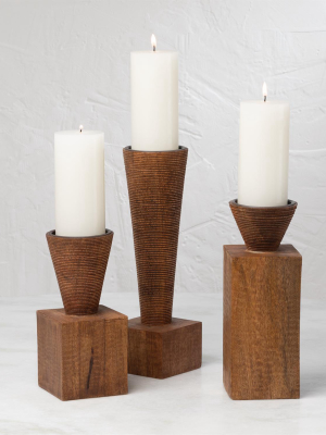 Turcan Pillar Holder Set Of Three