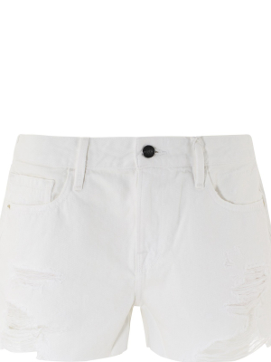 Frame Le Grand Garcon Raw Edge Shorts