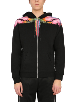 Marcelo Burlon County Of Milan Wings Hooded Jacket