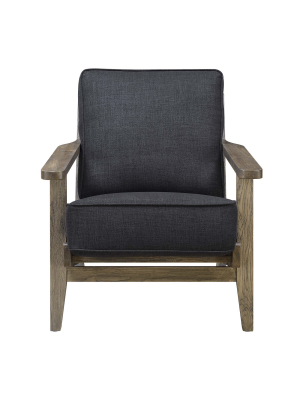 Mercer Accent Chair With Antique Legs Black - Picket House Furnishings