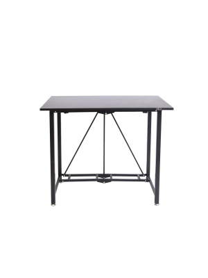 Origami Rdf-01 Pre-assembled Powder-coated Steel Medium-sized Home Or Office Folding Computer Desk