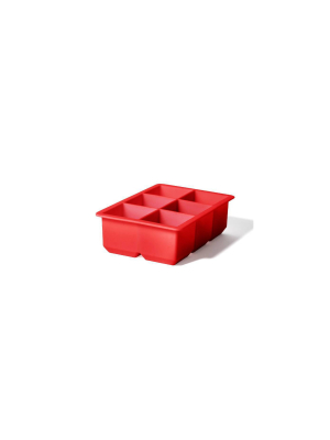 Houdini Silicone Ice Tray Red