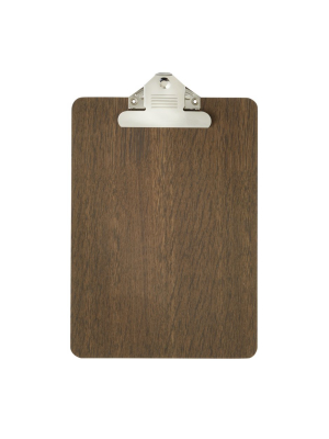 Clipboard In Smoked Oak