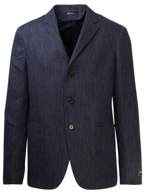 Z Zegna Single Breasted Blazer