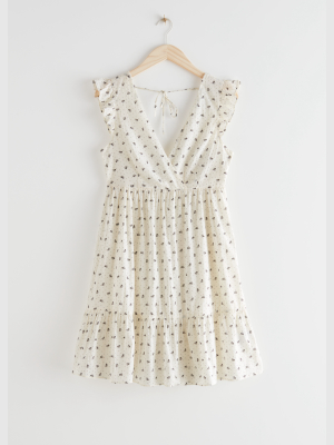 Sleeveless Cotton Mini Dress