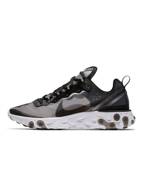 Nike React Element 87 Sneakers In Black