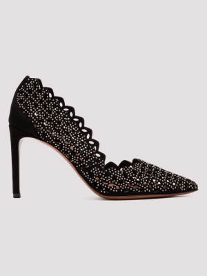 Alaïa Laser-cut Vienne Embellished Pumps