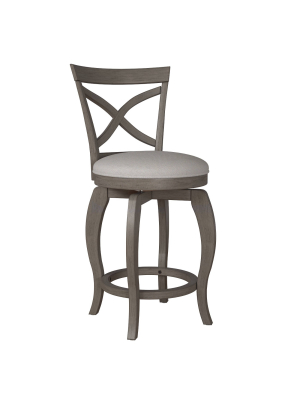 Ellendale Swivel Counter Height Stool Gray - Hillsdale Furniture