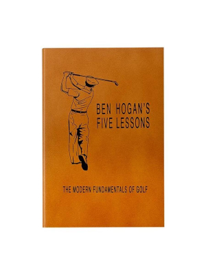 'ben Hogan's Five Lessons' Leather Bound Book