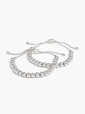 Metal Beads Bracelet Set