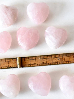 Rose Quartz Heart Crystal