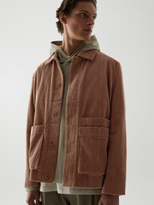 Cotton Corduroy Clean Cut Jacket