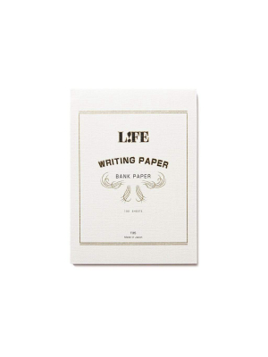 Bank Paper A5 Letter Pad