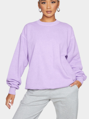 Purple Washed Sweatshirt