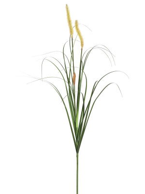 Vickerman Pvc Artificial Green Foxtail Grass