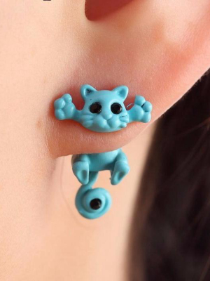 Happy Cat Boho Earrings