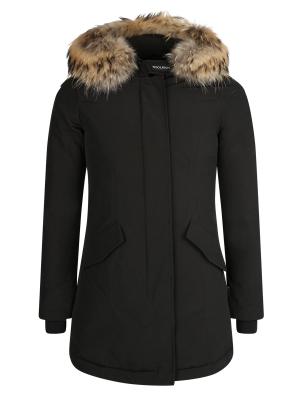 Woolrich Fur-trimmed Hooded Padded Coat