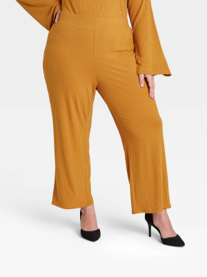 Women's High-rise Wide Leg Pants - Who What Wear™