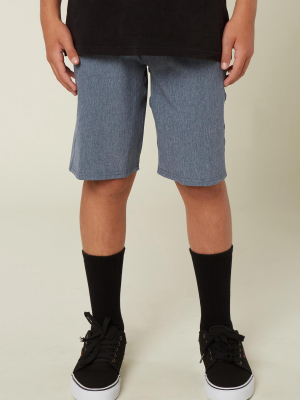 Boys Reserve Heather Hybrid Shorts