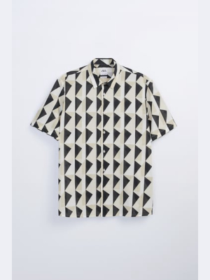 Geometric Print Shirt