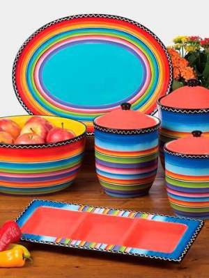 Certified International Tequila Sunrise Canisters Set Of 3