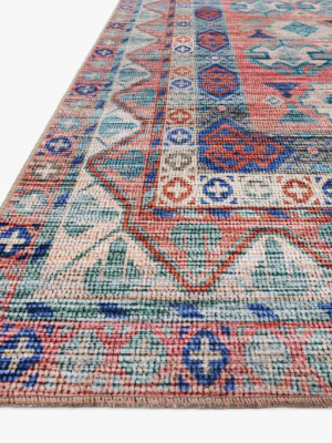 Cielo Rug In Terracotta & Multi By Justina Blakeney For Loloi