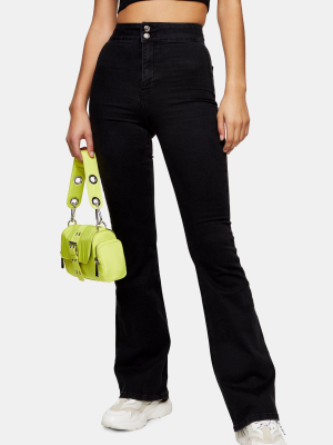 Considered Topshop Three Washed Black Skinny Flare Jeans